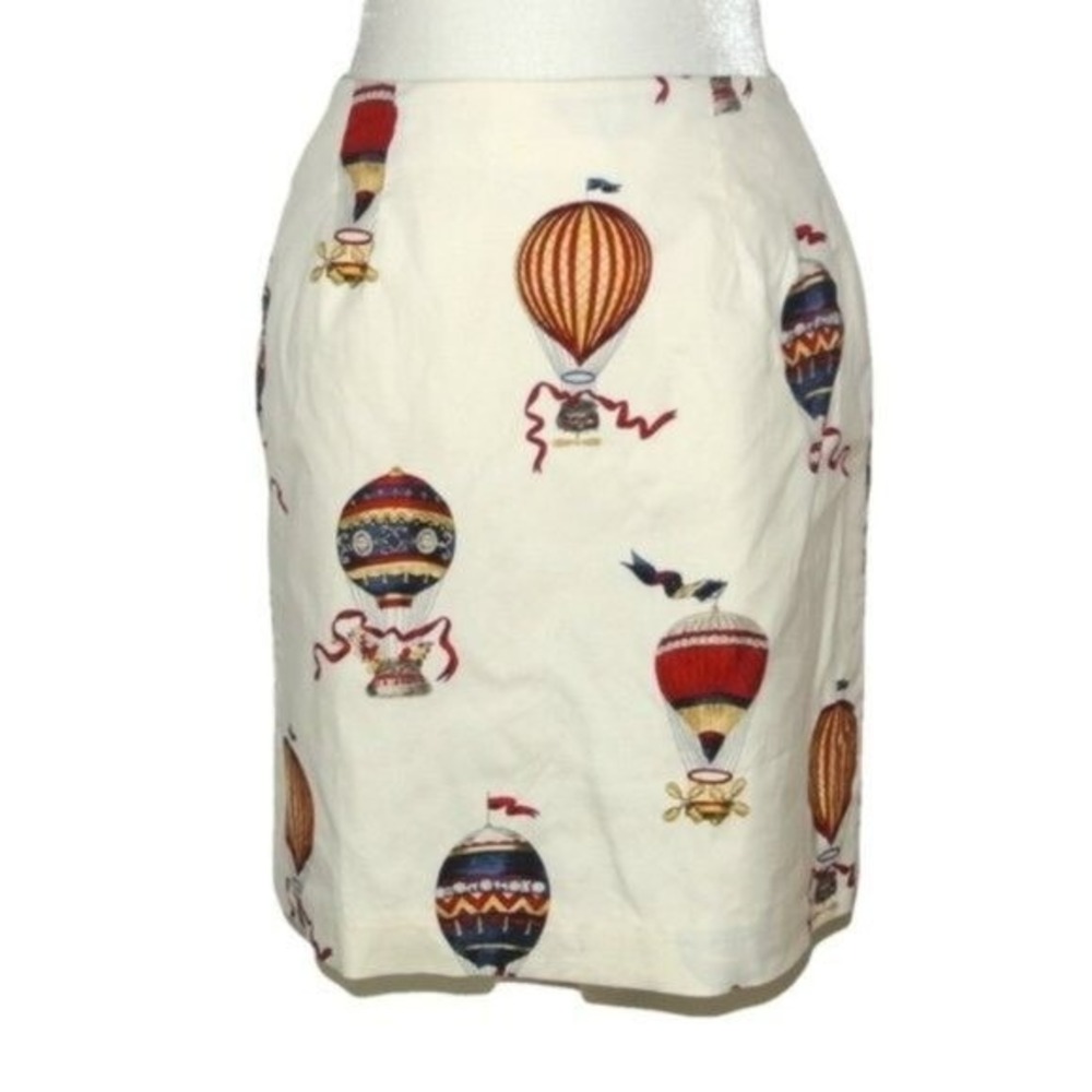 Talbots Petites Hot Air Balloon Pencil Skirt 8 Petite